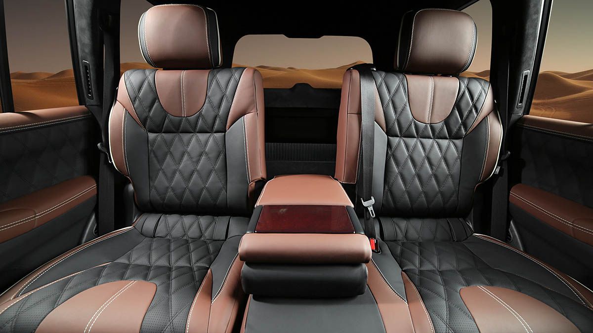 Lexus LX салон ромбиком