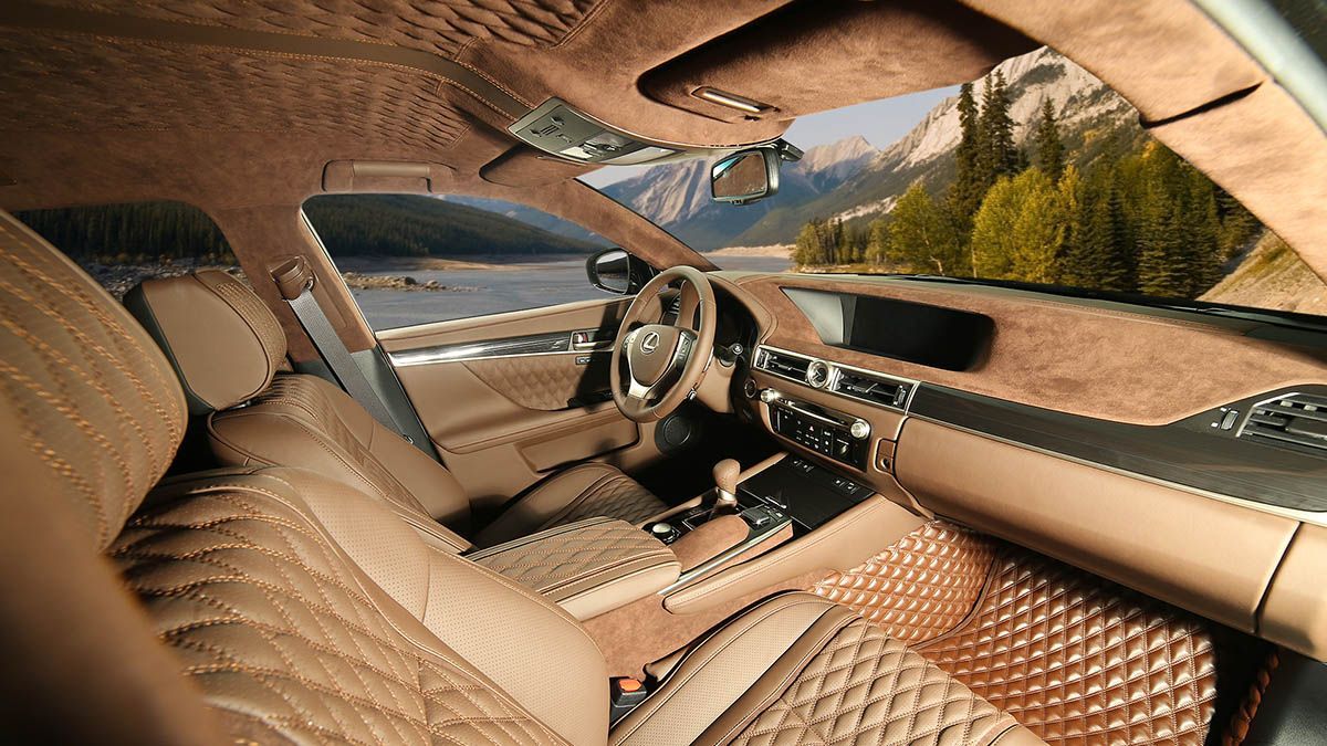 Перетяжка кожей Лексус GS350