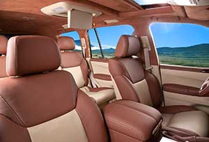 Перетяжка кожей Лексус LX570