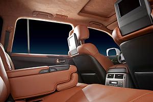 Перетяжка Лексус LX570 рыжий