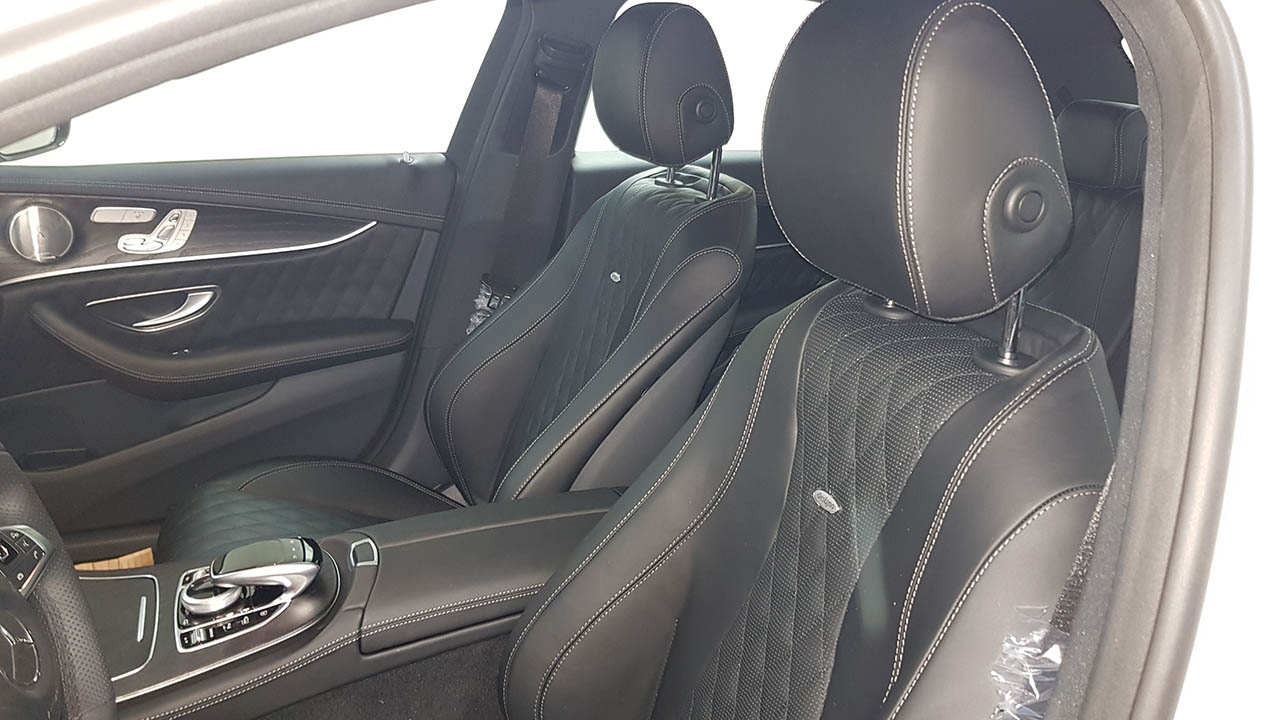 Перетяжка салона Мерседес W213