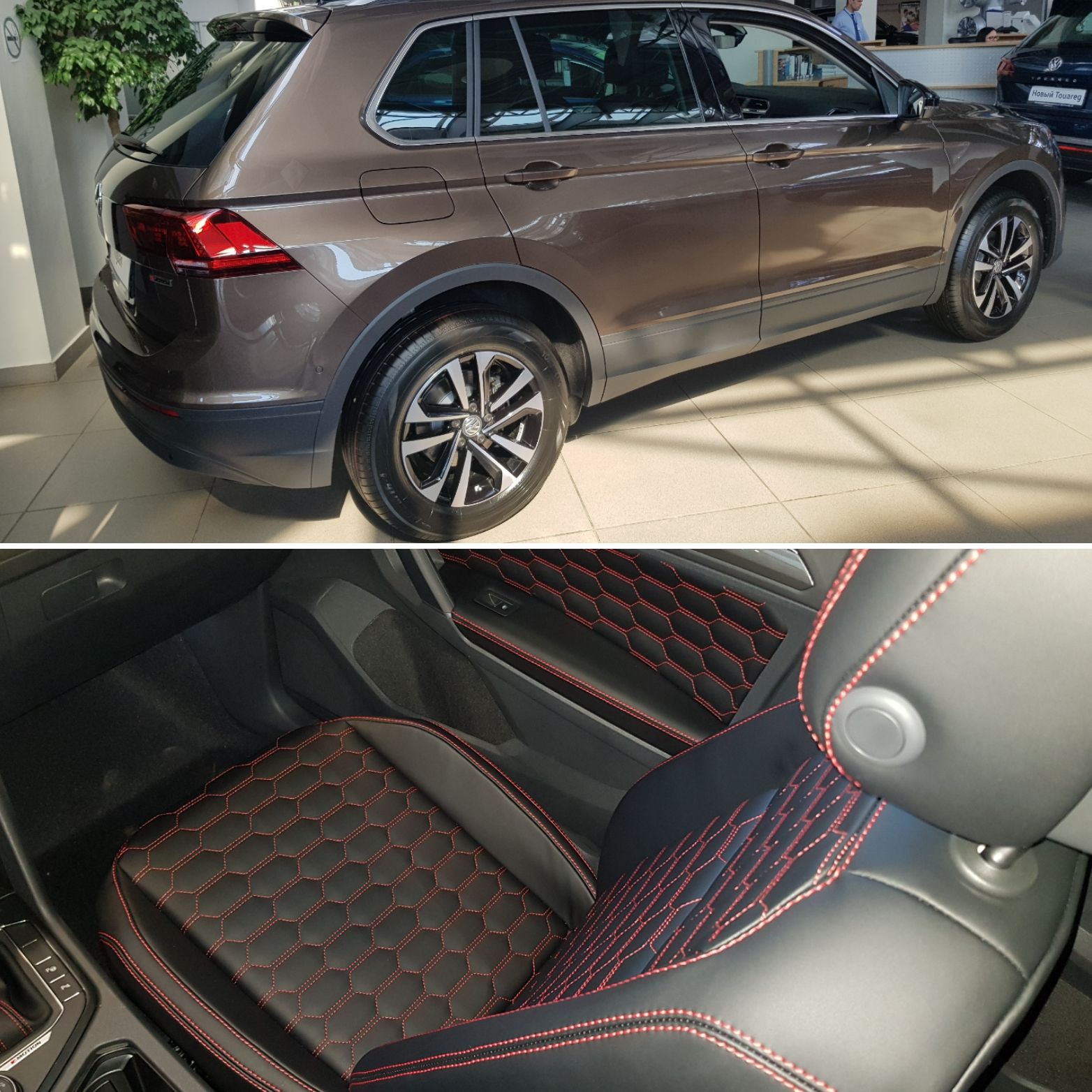 Перетяжка кожей Ауди RS6