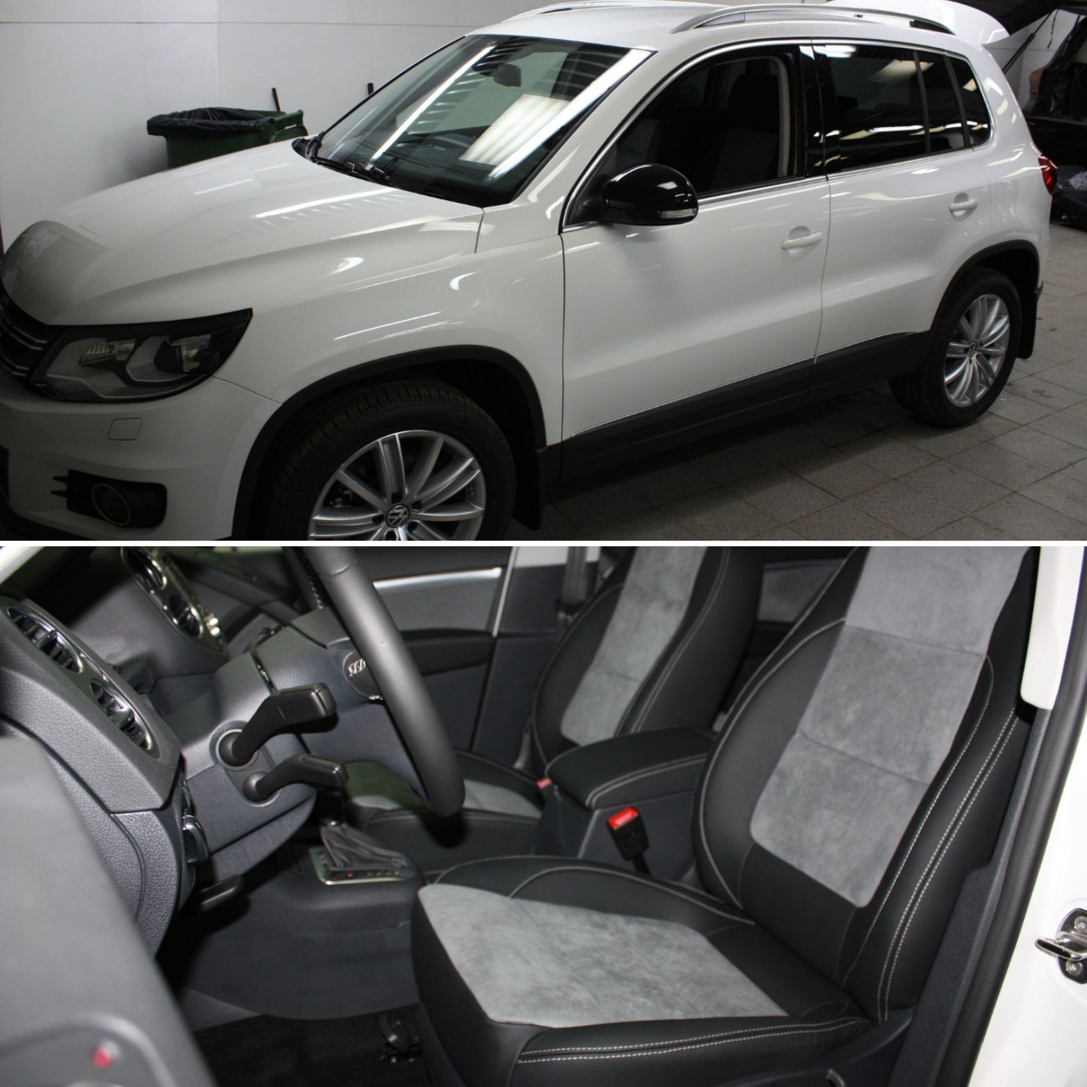 Перетяжка салона VW Тигуан